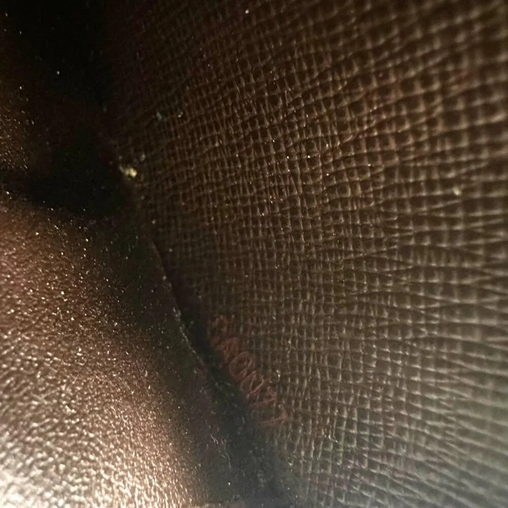 LOUIS VUITTON LV Logo 2 Set Zipper Wallet Monogram Damier Leather Brown 64KC511 - Picture 5 of 13